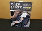 Cozy Cover Premium Collection - Quilted - Secure Baby Car Seat Cover - Black 