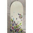 Salomon Lily 143 Snowboard Womens All Mountain White Green Floral Owl Graphic