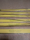 Vintage Lot Of 6 Packs Of 3 Western Auto Fishing Leaders V7972 12  27 Lb 