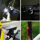 2 Set Usb Rechargeable Led Bicycle Headlight Bike Front Rear Light Cycling Lamp