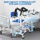 Patient Lift Transfer Chair 5 In 1 Sit To Stand Lift Chair With 180   Split Seat