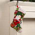 Bucilla Santa s Festive Frolic Felt Christmas Stocking Kit 18 