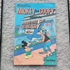 Exxon Mickey   Goofy Universe Of Energy Epcot Center Sign 1983 Gas   Oil