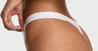 Victoria s Secret Very Sexy Scattered Shine Strap Smooth Thong Panty White S M L