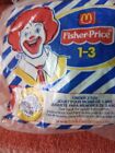 Lot Of 4 Different 2001 Ages 1-3 Mcdonald s Happy Meal Toys  Unopened