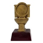Custom Engraved Gold Toilet Trophy - Last Place Award - 6 Inch