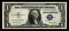 Faulty Alignment Error  1 1935e Beautiful Crisp Au Silver Certificate 