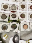 World Coin Lot 30 Vintage Foreign Coins In Labeled Holders Collection