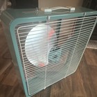 Eskimo Model 3072 20in 2-speed Metal Box Fan 3-blade Green white