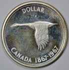 1967 Canada Goose Proof Like Unc  1 Dollar