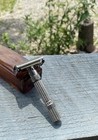 Vintage Gillette Fatboy Razor Adjustable Safety Razor Tto De E1 1959