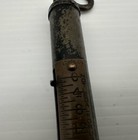 Vintage Chatillon s Brass Plate 25lbs Hanging Scale In-25 With Attachment