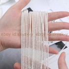 Mini 2 5-3mm Natural White Freshwater Pearl Round Loose Beads Jewelry Making