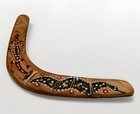 Vintage Australian Boomerang Aboriginal Tribal Art 15 5   