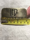 Vintage Led Zeppelin Belt Buckle 1970 s Solid Brass Nice 