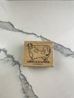 2002 Stampin Up Cow Wood Rubber Stamp 