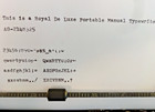 1951 Royal Quiet De Luxe Portable Manual Typewriter W case - Fully Tested