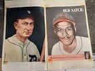 1937 - 1940s Scrapbook Baseball Magazine   Magazine Cut Out Full Page Photos 