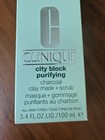 Clinique City Block Purifying Charcoal Clay Mask   Scrub 3 4oz 100ml New