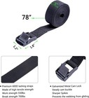 Cam Buckle Tie Down Straps 4 Pack 1 Inch X 6 5ft Heavy Duty Cargo Secure