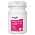 Equate Diphenhydramine Hcl Allergy Relief Tablets  25 Mg  100 Ct