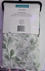 84in L Sheer Green Floral Curtains Two Panels Comfort Bay Waterbloom 50 x84  New