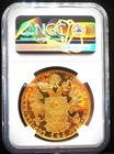 1915 Austria 4 Ducat  4438 Oz Gold Restrike Ngc Ms64