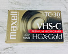Maxell Sealed Vhs-c Camcorder Videocassette Hgx-gold Premium High Grade Tc-30