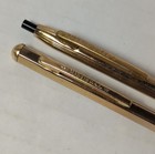 Vintage  made In Usa  Gold Tone Mechanical Twist Pencils Lot Of 2 1950s