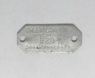 1947 Green Lake County Wisconsin Vintage Dog License Tax Tag