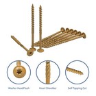 Lag Screws 4 Inch 25pcs Heavy Duty Construction Screw Structural Wood Screw     
