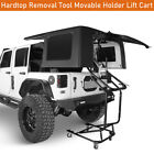 Hardtop Storage Removal Lift Cart Fit 97-24 Jeep Wrangler Tj Jk Jl   Ford Bronco