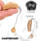 1 Pair Of Digital Hearing Aid Severe Loss Rechargeable Invisible Bte Ear Aids