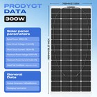 300w Flexible Solar Panel Mono 12v Portable Power Camping Home Rv Battery Charge