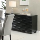 Stanton 3-drawer Sideboard Buffet Storage Cabinet Black
