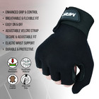 6 Pack Set Wheelchair Gloves Mobility Disability Padded Palm Leather Full Thumb