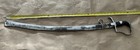 Wwi German Heavy Artillery Sword With Scabbard Nickel Plated  Proofs   Unit Mark