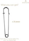 4 Inch Large Safety Pins For Sewing  Quilting  Upholstery  Laundry  Craft 20 Pcs