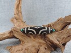 Tibetan Ancient Old Agate Dzi Beads Amulet Pendant Bracelet Tibet Gzi Bead E15