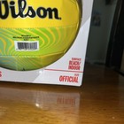 Wilson Freestyle Volleyball Beach Recreational Orange Official Size Yellow Green