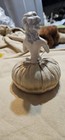 Antique German Half Doll Porcelain China Pin Cushion Doll Figurine 6 