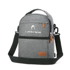 Breast Pump Bag  2 Parts  Breastmilk Insulated Cooler Bag  For Baby Shower  Grey