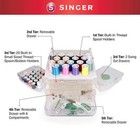 Singer Sew Essentials    Sewing Kit And Storage Case  224 Pcs