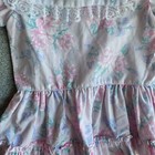 Vintage Floral Toddler Dress Size 3 Lace Embroidered Flowers Young Hearts