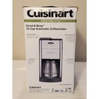 Cuisinart Grind   Brew 12 Cup Automatic Coffeemaker Dgb-550bkp1 Silver Black