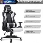 Homall Gaming Chair  Office Chair High Back Computer Chair Leather Desk Chair