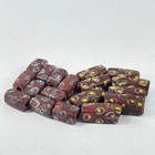 16 Matched Small Rectangle Millefiori Venetian Loose Trade Beads Matter Collecti