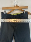Mizuno Womens Belted Softball Baseball Pants Small Black Performance Stretch