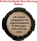400pcs Aeropress Xl Compatible Reusable Unbleached Paper Coffee Filters Natural
