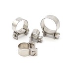 Mini Hose Jubilee Clip Clamp Fuel Line Petrol Pipe Clamps Clips Stainless Steel